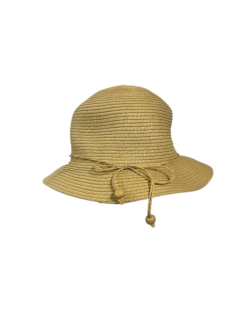 August Woven Paper Bucket Sun Hat with Tie